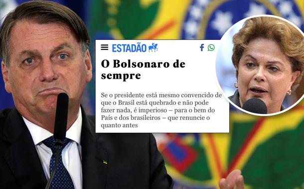 Jair Bolsonaro e Dilma Rousseff