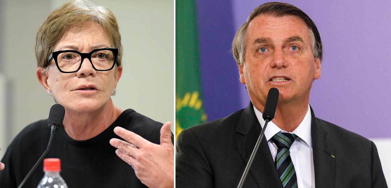Deborah Duprat e Jair Bolsonaro