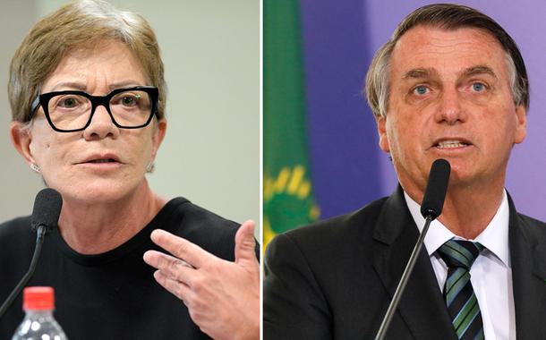 Deborah Duprat e Jair Bolsonaro