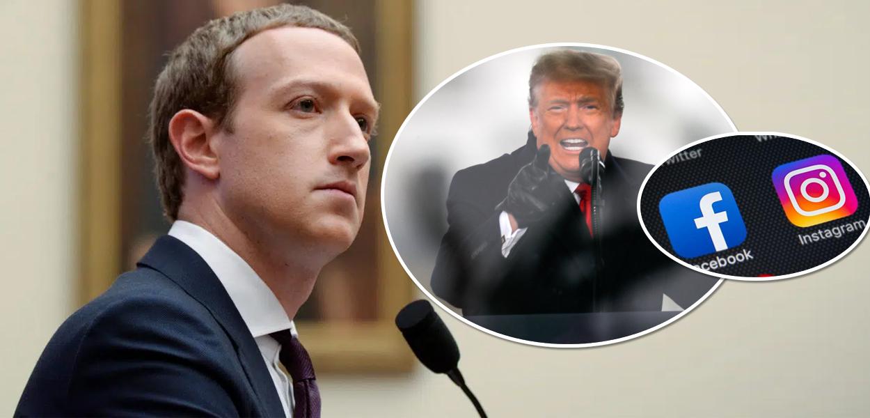 Mark Zuckerberg, Trump, Facebook e Instagram