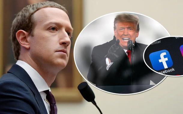 Mark Zuckerberg, Trump, Facebook e Instagram