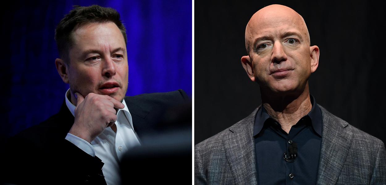 Elon Musk e Jeff Bezos