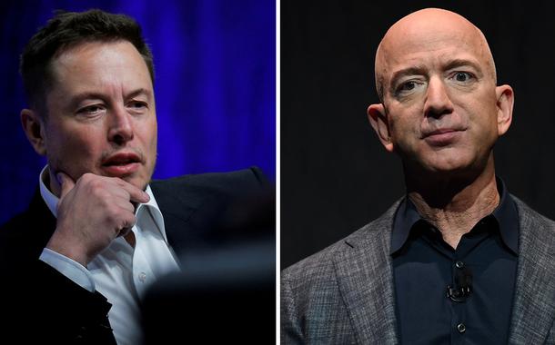 Elon Musk e Jeff Bezos