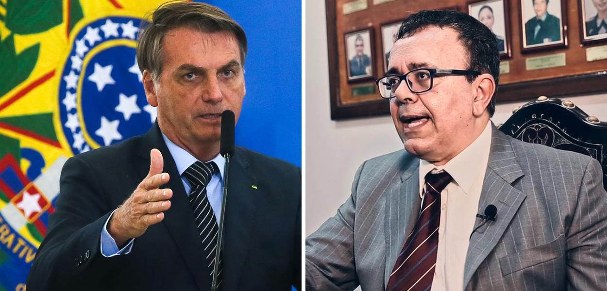 Jair Bolsonaro e o procurador Marcelo Rocha Monteiro