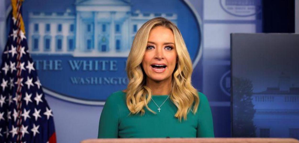 Porta-voz do governo Trump, Kayleigh McEnany 20/11/2020