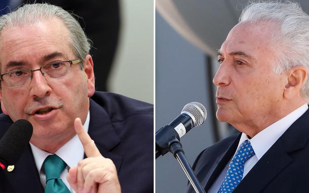 Eduardo Cunha e Michel Temer