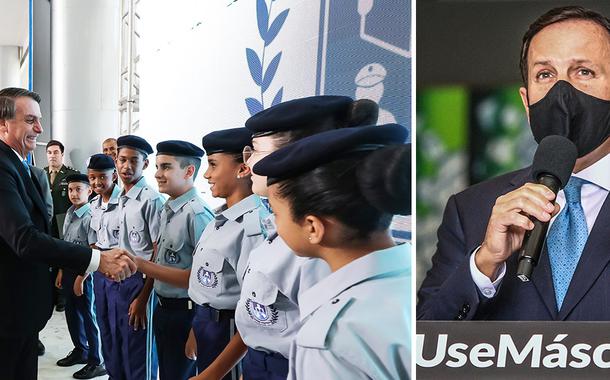 Jair Bolsonaro e João Doria