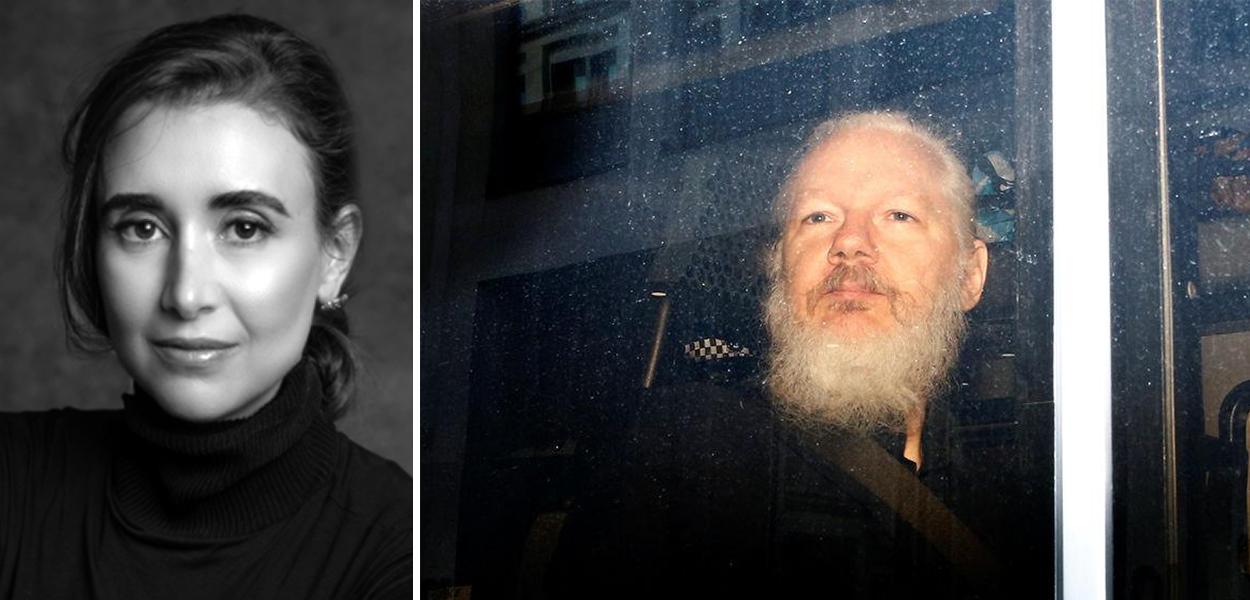 Sara Vivacqua e Julian Assange