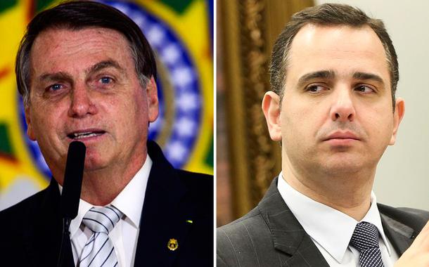 Jair Bolsonaro e Rodrigo Pacheco