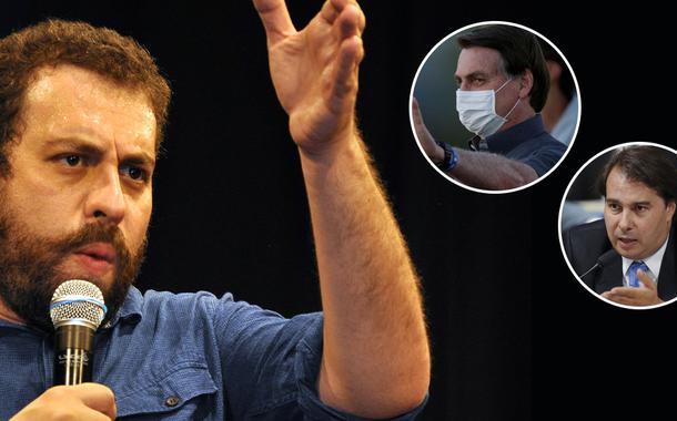 Guilherme Boulos, Jair Bolsonaro e Rodrigo Maia