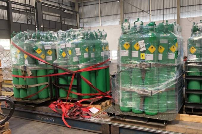 Cilindros de oxigênio