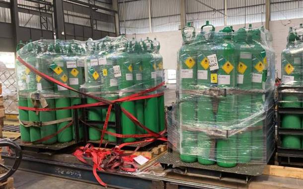 Cilindros de oxigênio