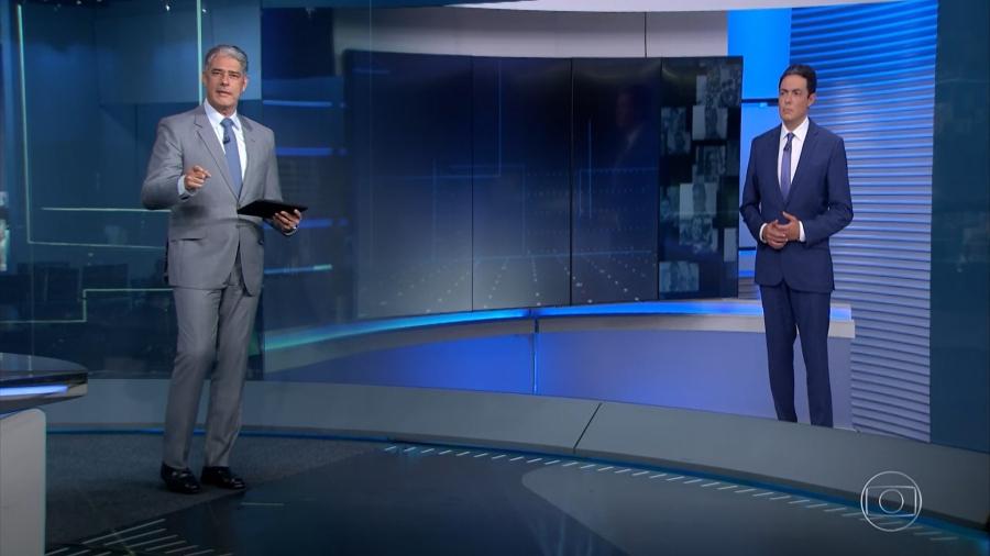 William Bonner, no Jornal Nacional