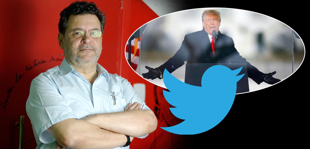 Rui Costa Pimenta e Donald Trump