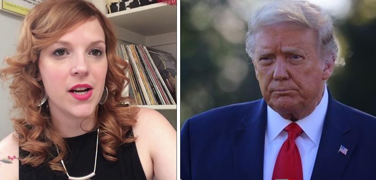 Aline Piva e Donald Trump