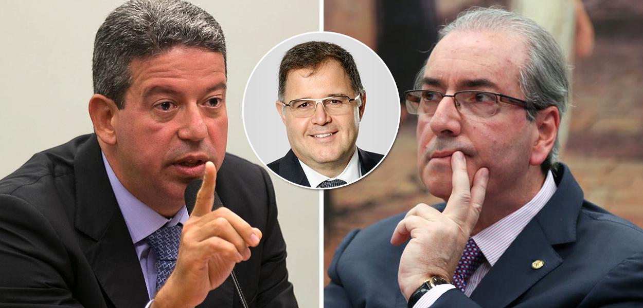 Arthur Lira, Luís Costa Pinto e Eduardo Cunha