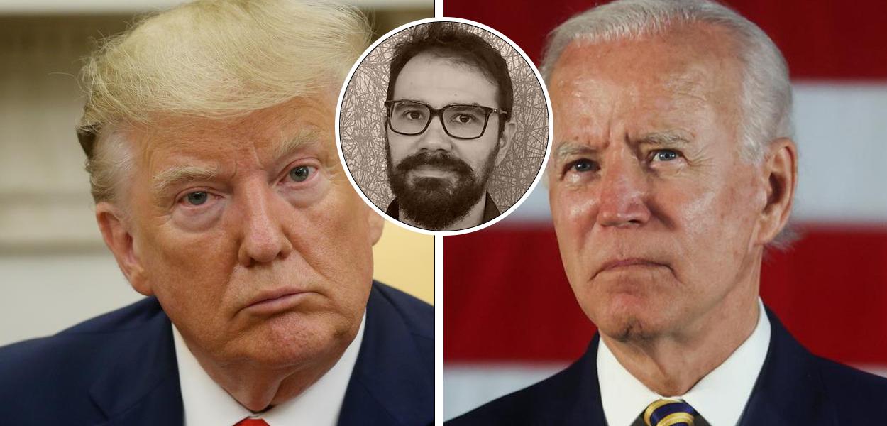 Donald Trump, Luiz Felipe Osório e Joe Biden