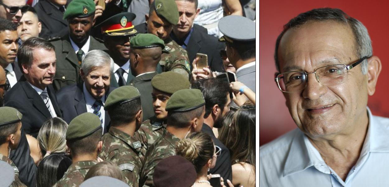 Jair Bolsonaro, Augusto Heleno e Manoel Domingos