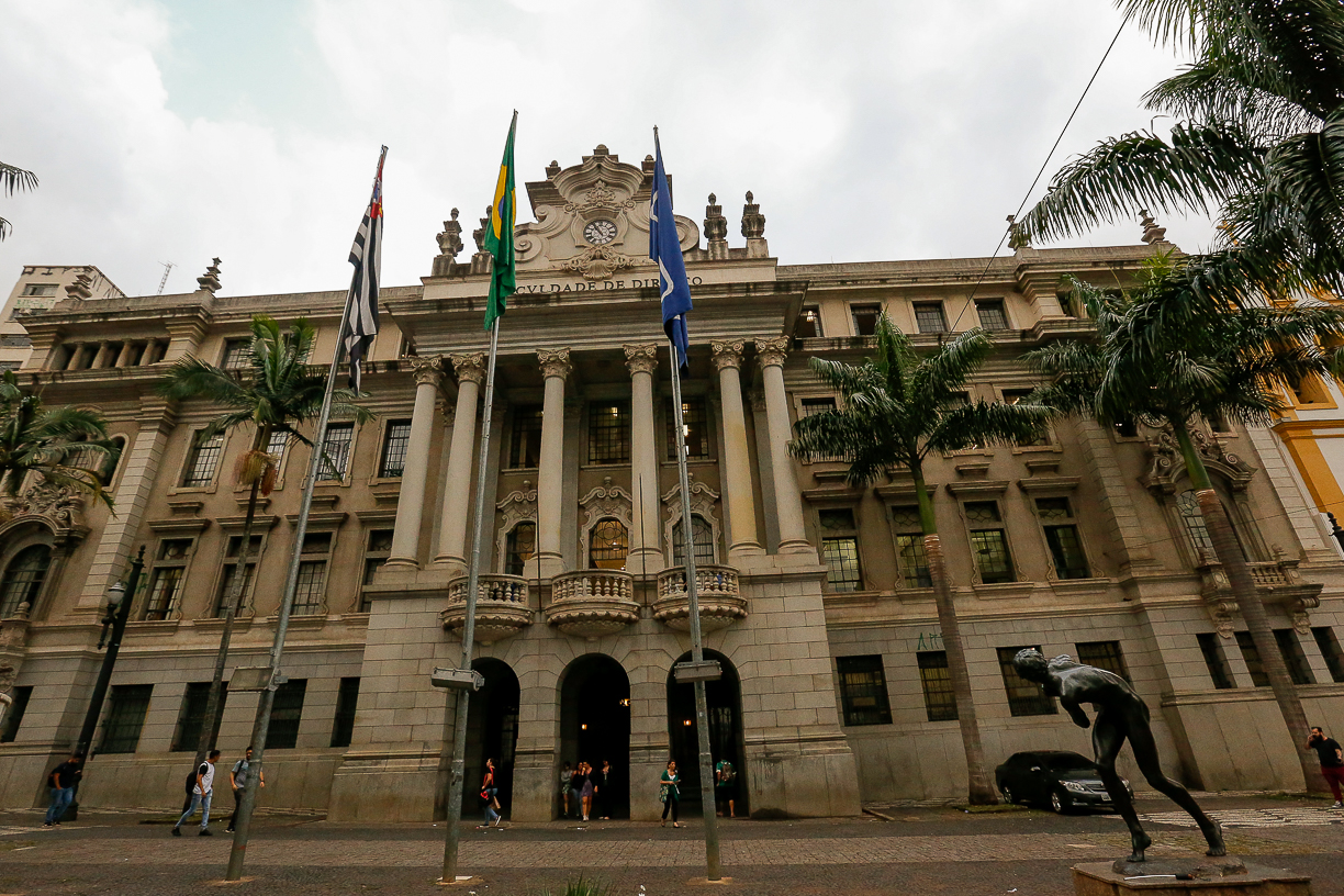 Fachada da Faculdade de Direito da Usp