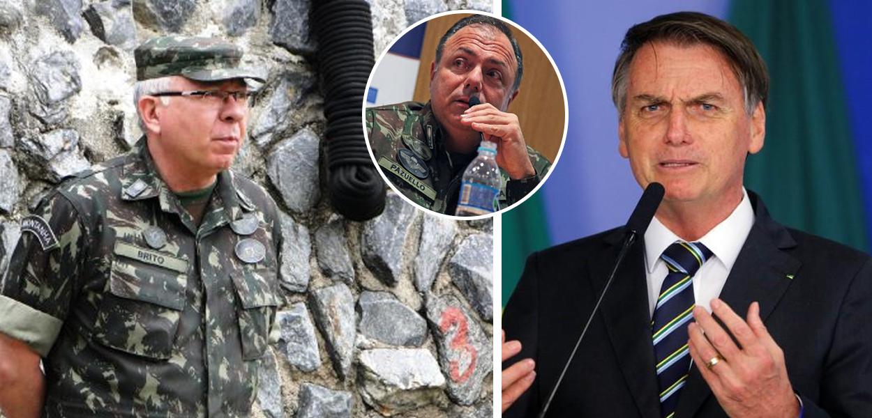 Francisco Mamede de Brito Filho, Eduardo Pazuello e Jair Bolsonaro