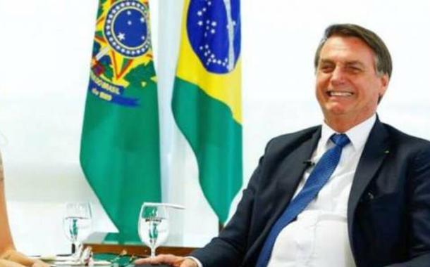 Antonia Fontenelle e Jair Bolsonaro