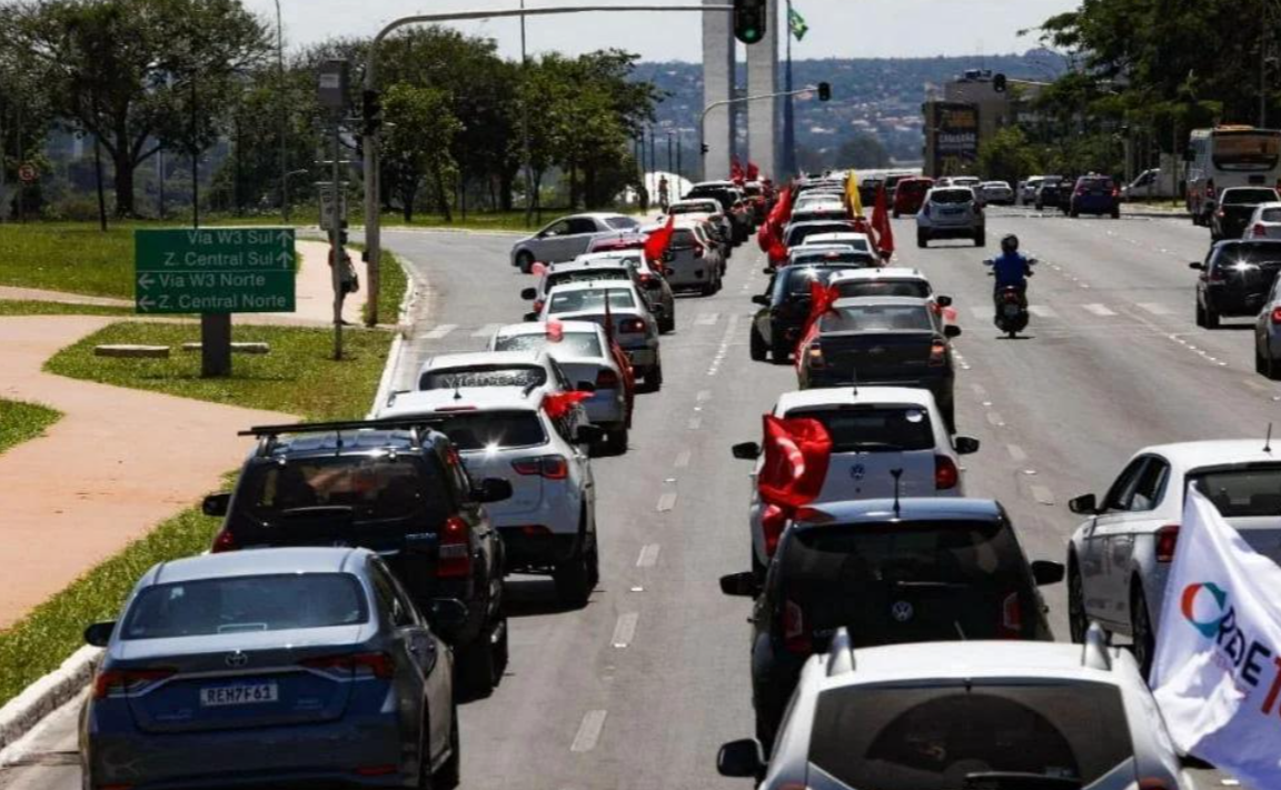 Carreata por Fora Bolsonaro em Brasília (23/01/2021)