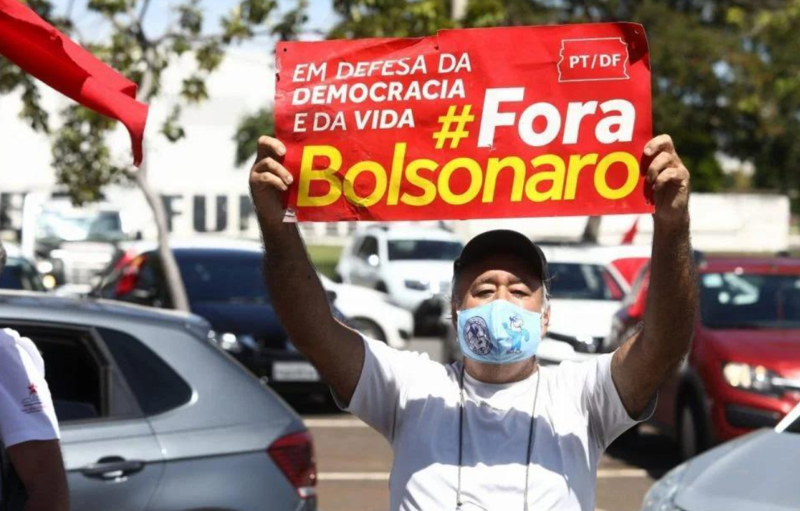 Carreata em Brasília pelo Fora Bolsonaro