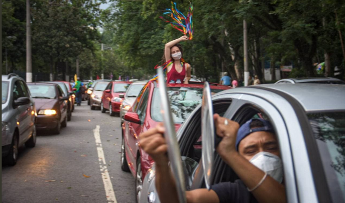 Carreata em São Paulo pelo Fora Bolsonaro