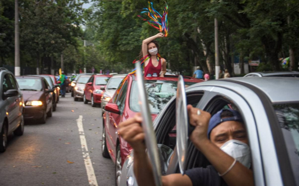 Carreata em São Paulo pelo Fora Bolsonaro