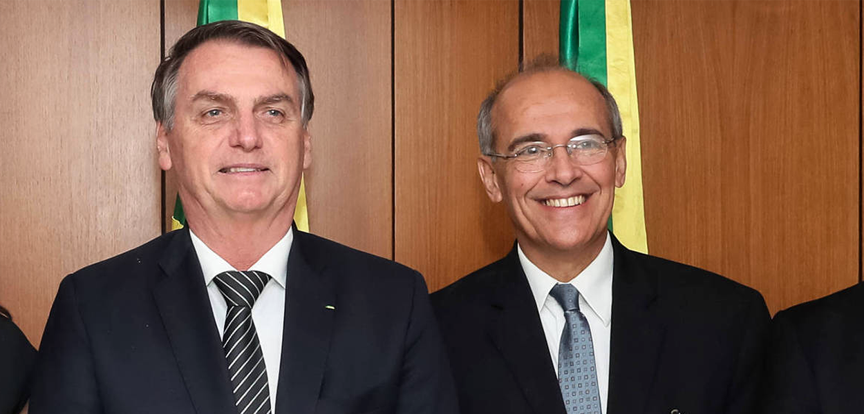 Jair Bolsonaro e Mauro Luiz de Britto Ribeiro