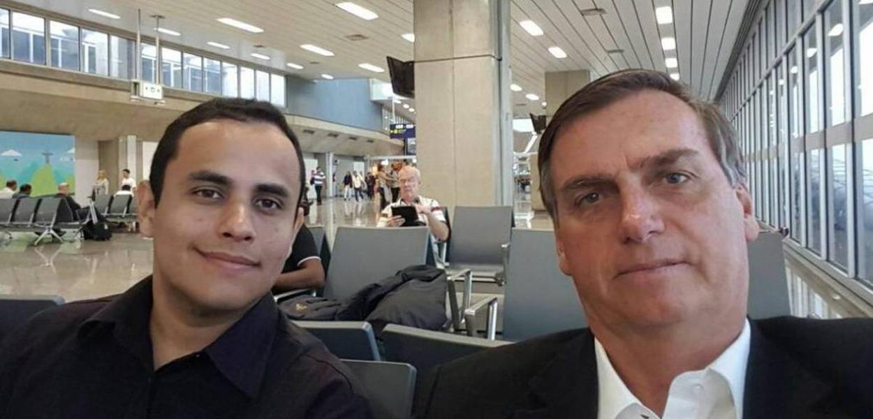 Tercio Arnaud Tomaz e Jair Bolsonaro