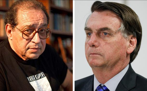 Ruy Castro e Jair Bolsonaro