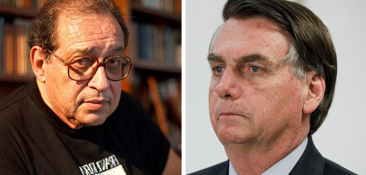 Ruy Castro e Jair Bolsonaro