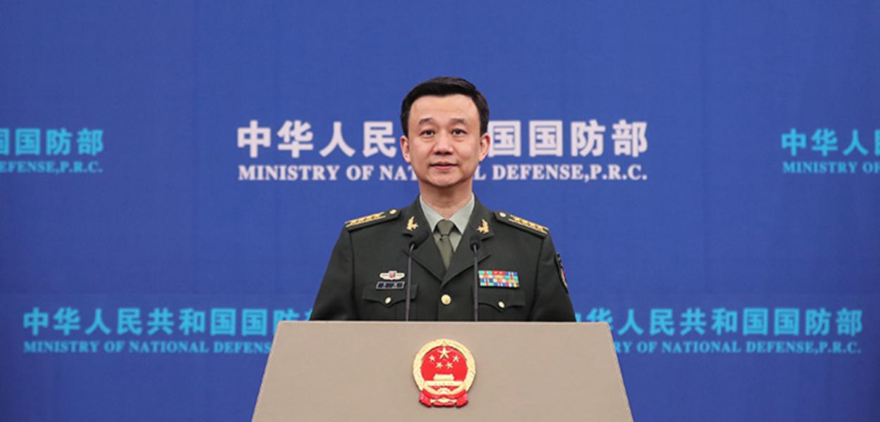 Wu Qian, porta-voz do Ministério da Defesa Nacional chinês