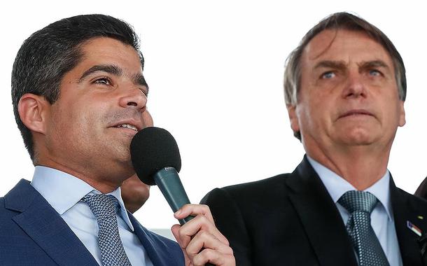 ACM Neto (DEM-BA) e Jair Bolsonaro (PSL-RJ)