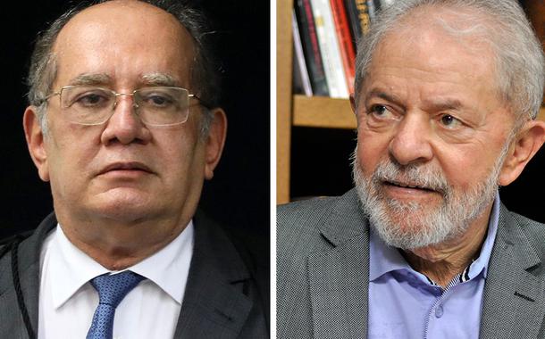 Gilmar Mendes e o ex-presidente Lula