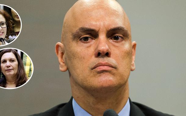 Carla Zambelli, Bia Kicis e Alexandre de Moraes