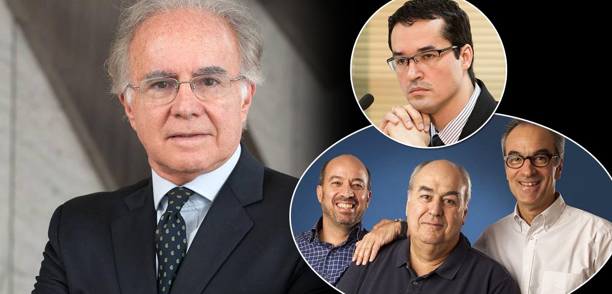 Professor Joaquim Falcão, Deltan Dallagnol e a família Marinho