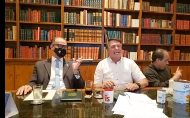 Antônio Barra Torres e Jair Bolsonaro