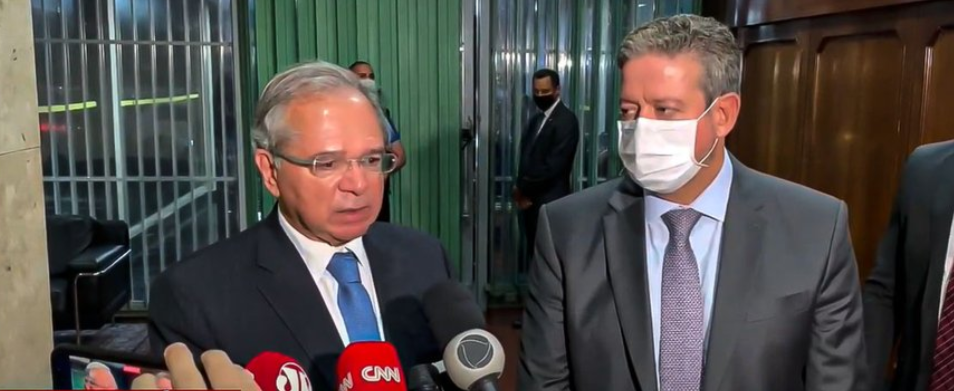 Paulo Guedes e Arthur Lira