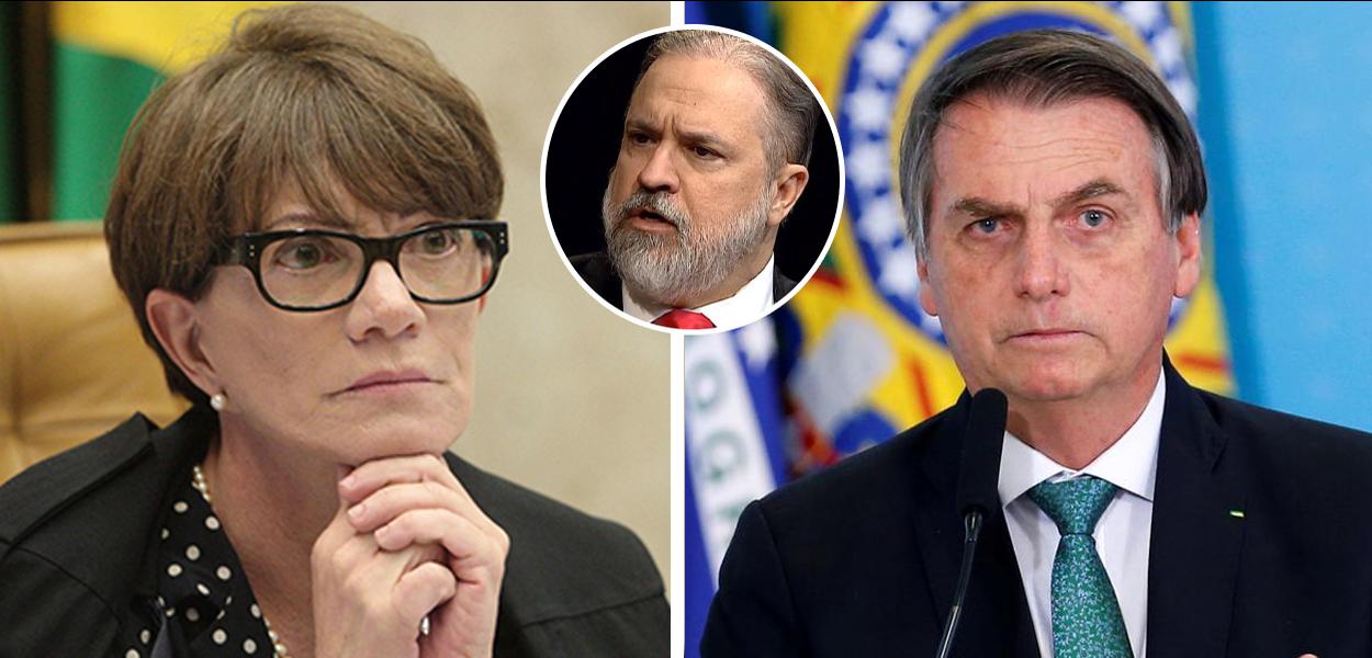 Déborah Duprat, Augusto Aras e Jair Bolsonaro