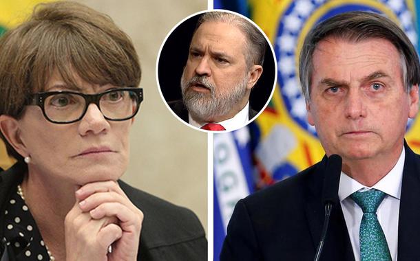 Déborah Duprat, Augusto Aras e Jair Bolsonaro