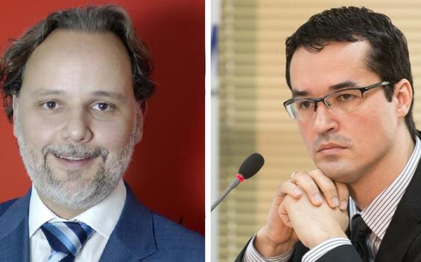 Marco Aurélio Carvalho (à esq.) e Deltan Dallagnol