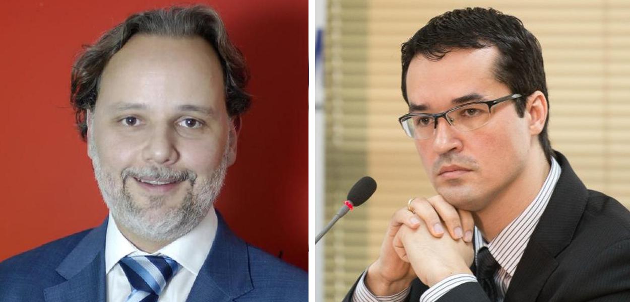 Marco Aurélio Carvalho (à esq.) e Deltan Dallagnol