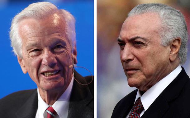 Jorge Paulo Lemann e Michel Temer