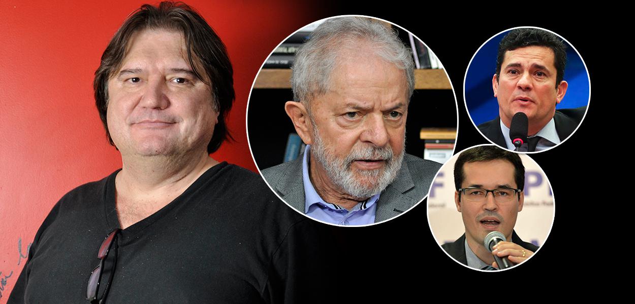 Jurista Pedro Serrano, presidente Lula, Sérgio Moro e Deltan Dallagnol