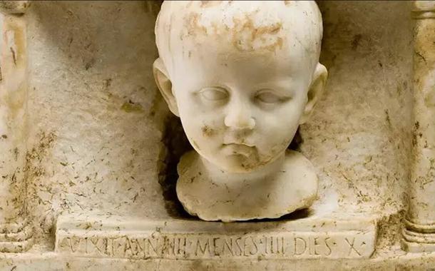 Cemitério romano do século IV d.C