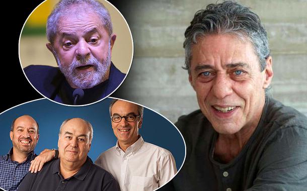 Ex-presidente Lula, família Marinho e Chico Buarque