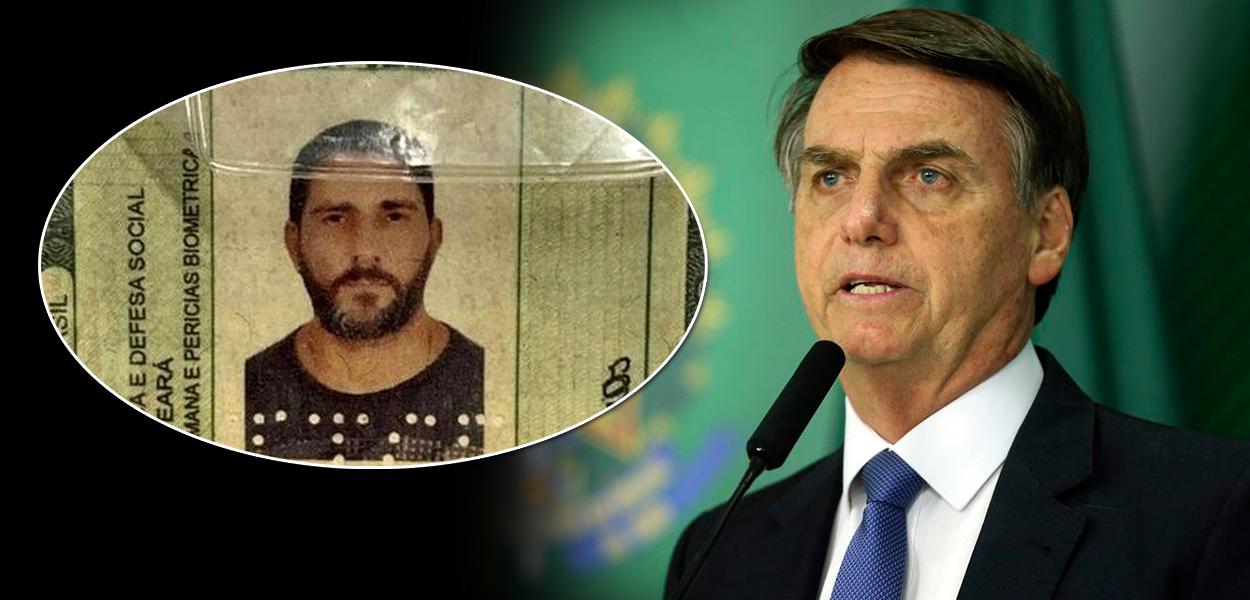 Adriano da Nóbrega e Bolsonaro (Foto: Reprodução | ABr) Adriano da Nóbrega e Bolsonaro