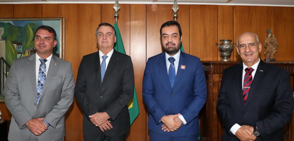 Flávio Bolsonaro, Jair Bolsonaro, Cláudio Castro, Luiz Eduardo Ramos